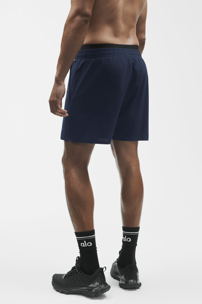 5" Traction Running Short - Navy