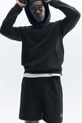 7" Waffle Lounge Short - Black