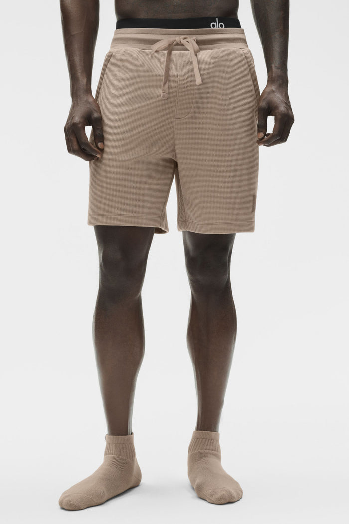 7" Waffle Lounge Short - Gravel