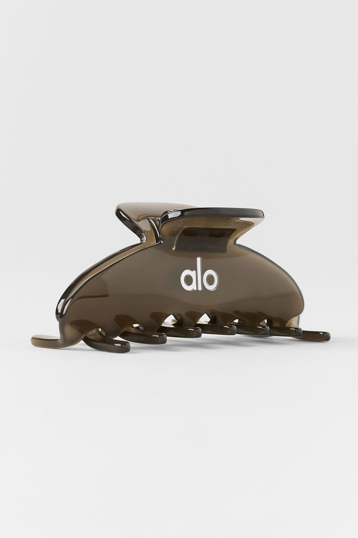 90's Claw Clip - Olive Tree Clear