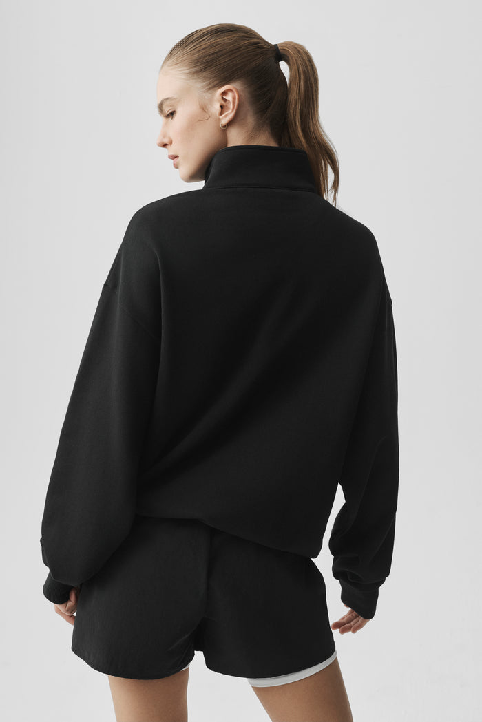 Accolade 1/4 Zip Pullover - Black
