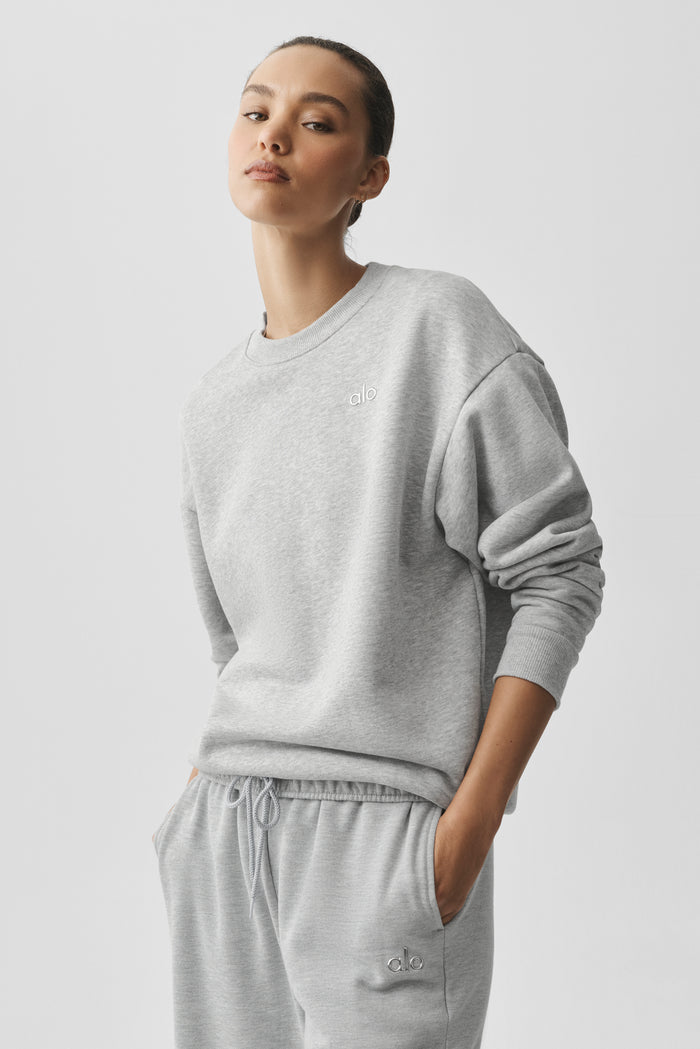 Accolade Crew Neck Pullover - Athletic Heather Grey