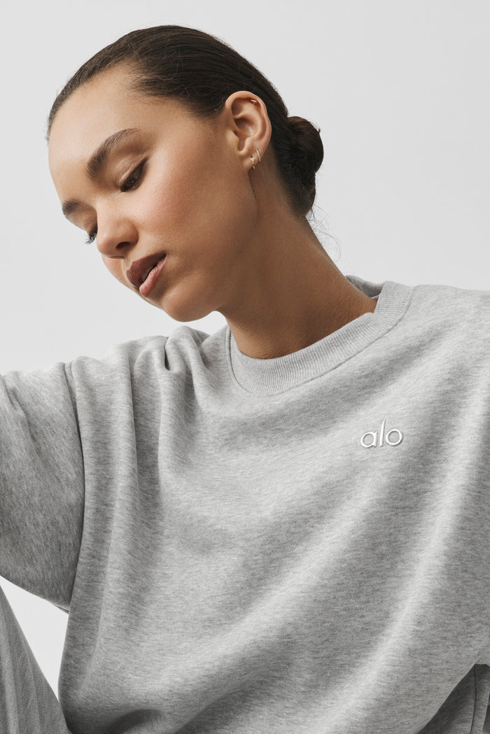 Accolade Crew Neck Pullover - Athletic Heather Grey