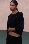 Accolade Crew Neck Pullover - Black