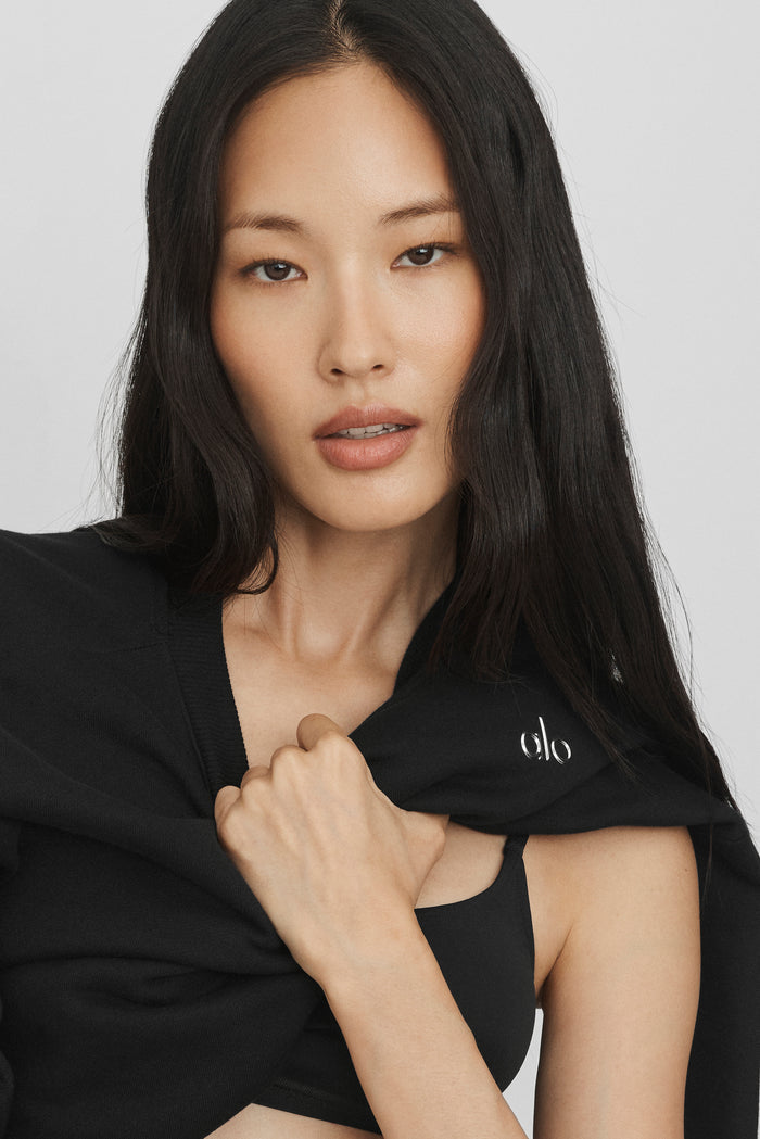 Accolade Crew Neck Pullover - Black