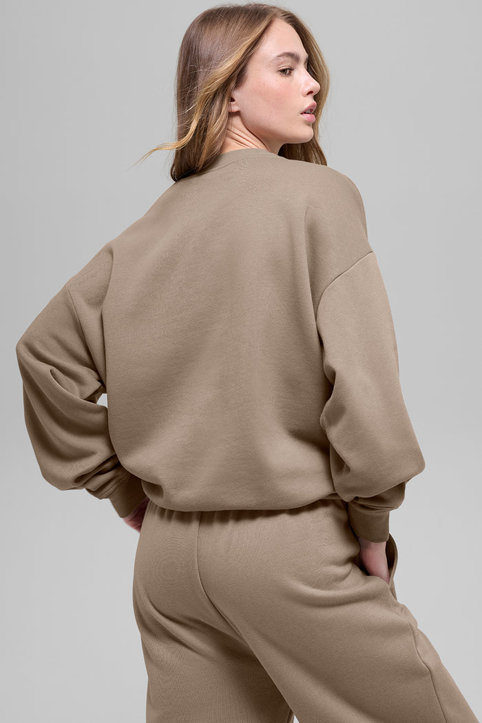 Accolade Crew Neck Pullover - Gravel