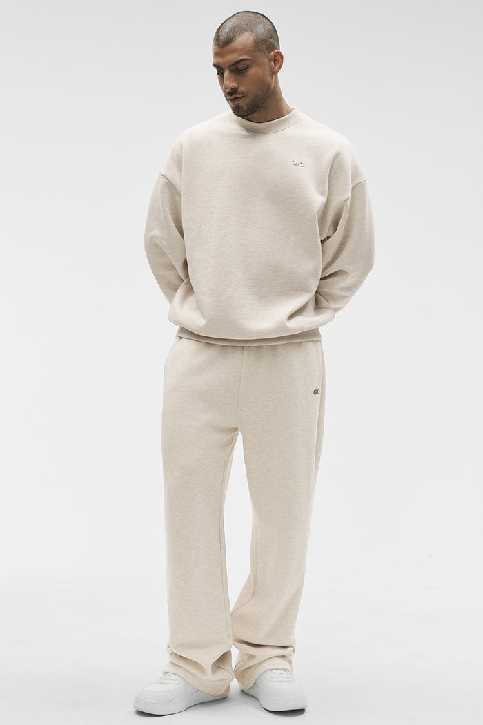 Accolade Crew Neck Pullover - Oatmeal Heather