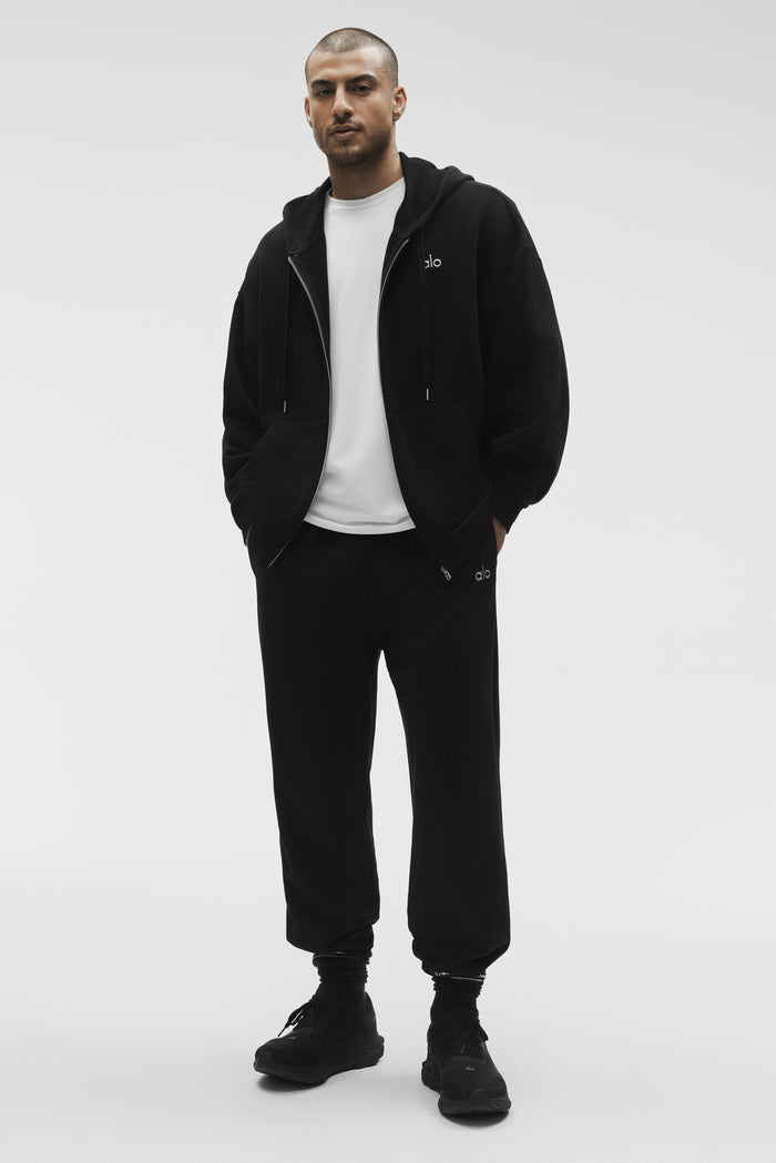 Accolade Full Zip Hoodie - Black