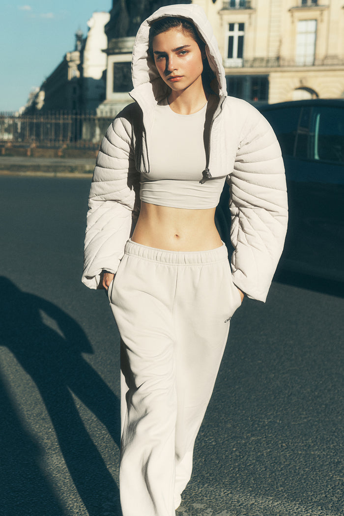 Accolade Straight Leg Sweatpant - Bone