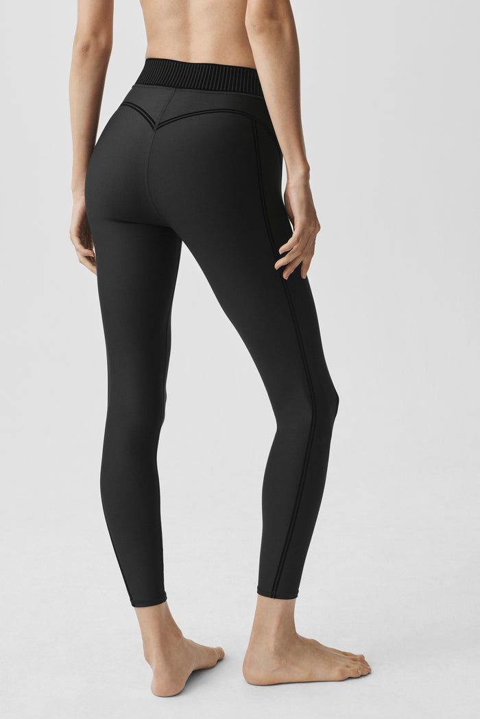 Airlift High-Waist 7/8 Line Up Legging - Black