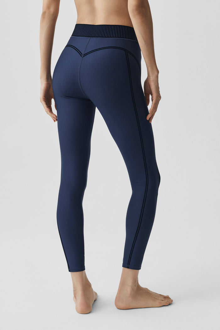 Airlift High-Waist 7/8 Line Up Legging - Navy
