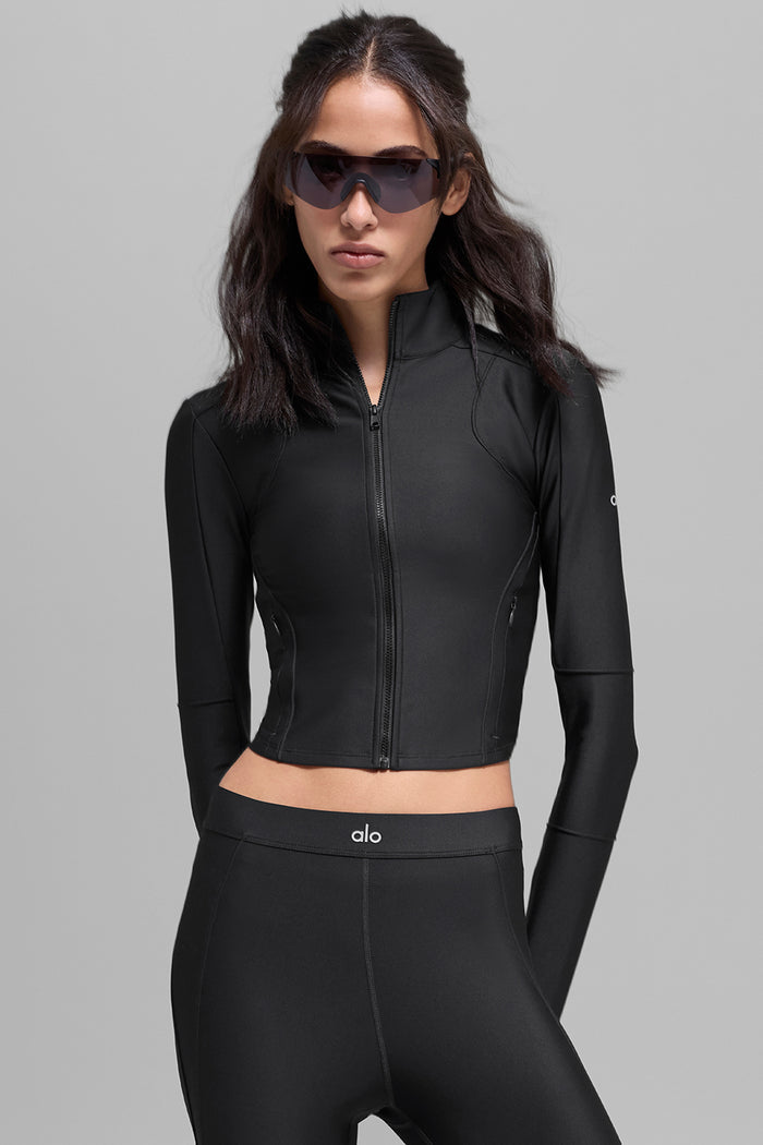 Airlift Ignite Zip Up Jacket - Black