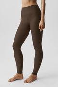 Airlift Winter Warm High-Waist Legging - Espresso