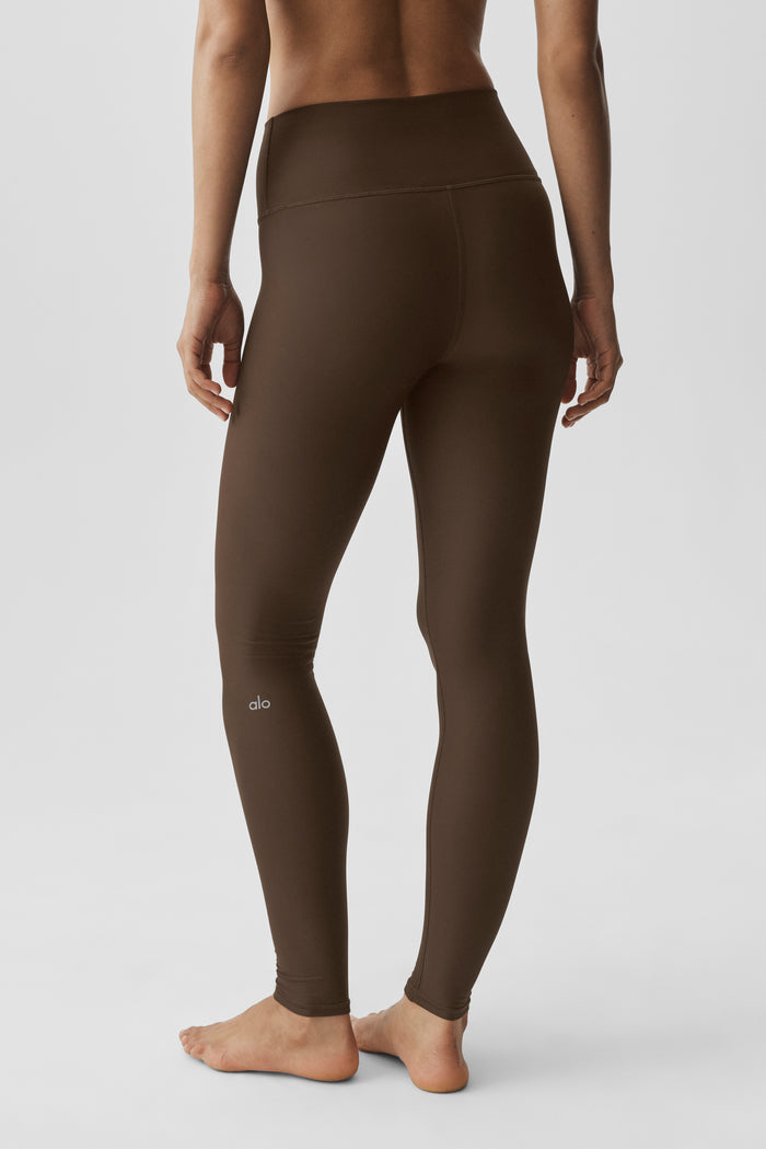 Airlift Winter Warm High-Waist Legging - Espresso