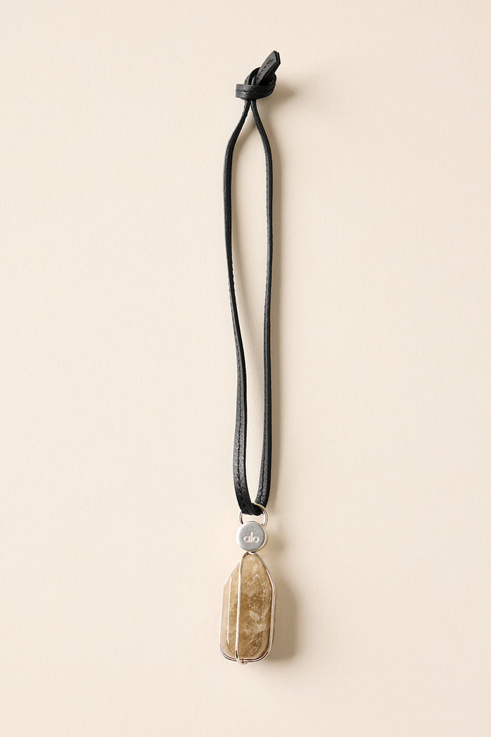 ALO Intention Crystal - Smoky Quartz/Chrome