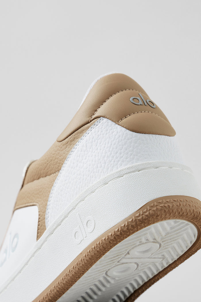 ALO Recovery Mode Sneaker (Unisex) - Gravel/White