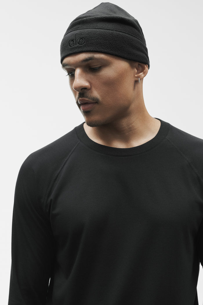 ALO Vapor Crewneck Long Sleeve - Black