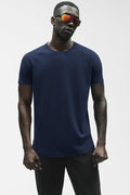 ALO Vapor Crewneck Short Sleeve - Navy