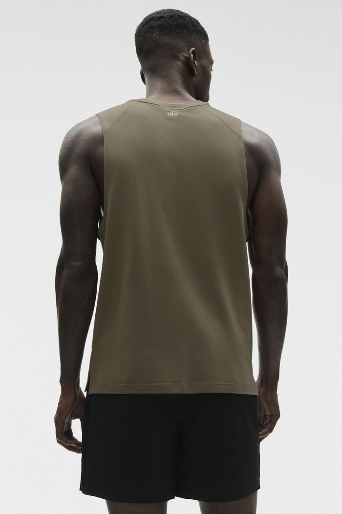 ALO Vapor Muscle Tank - Olive Tree