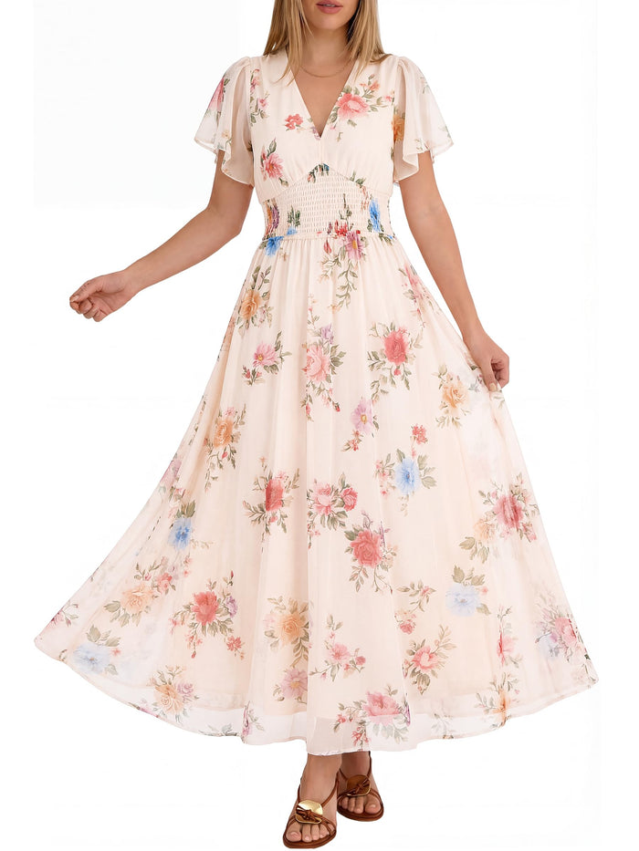 Multicolored Rose Apricot / Small
