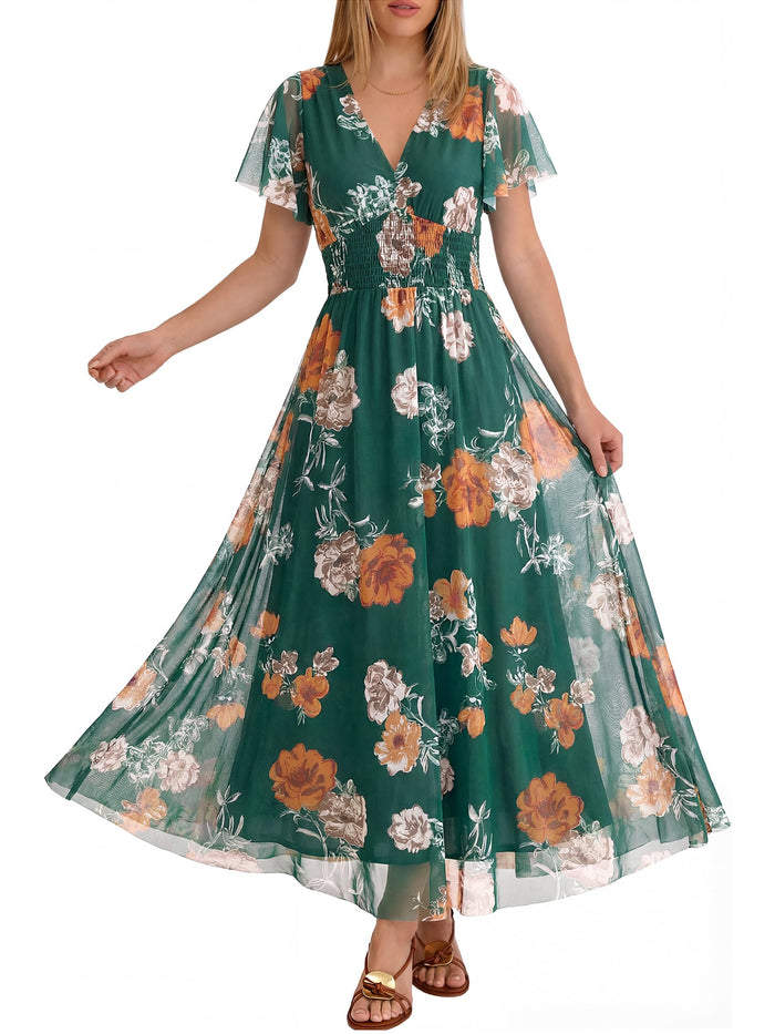Emerald Green Floral / Small