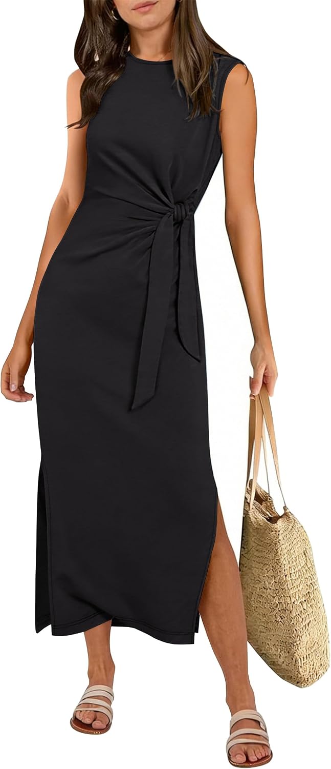 ANRABESS Womens Summer Maxi Dress Tank Long Dresses