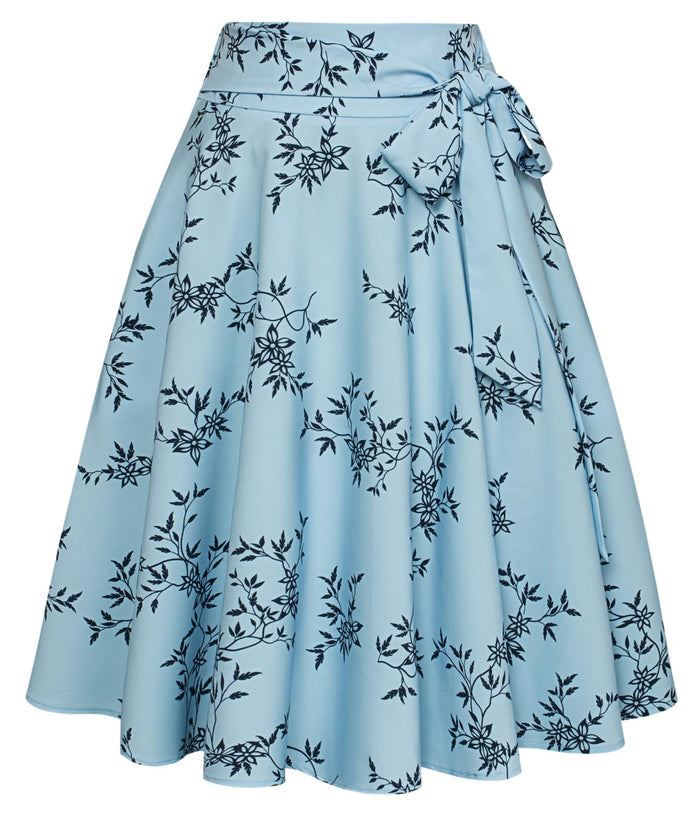 Black Blue Flower / Small