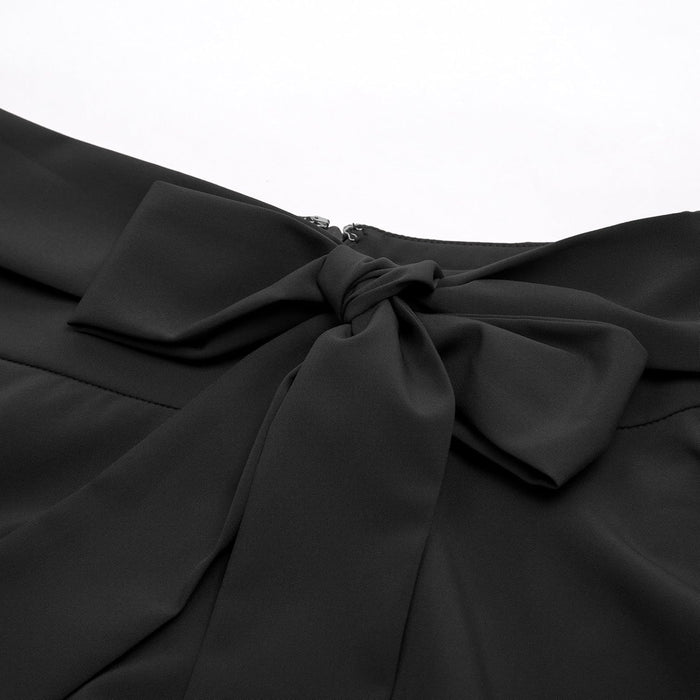 Belle Poque Women High Waisted A Line Skirt with Pockets