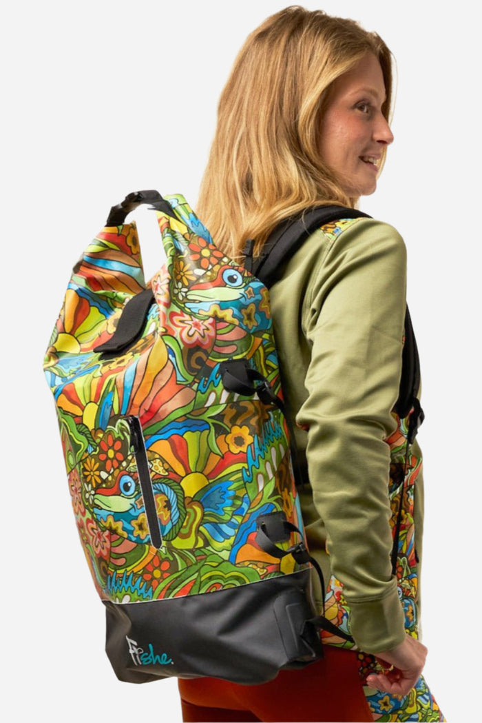 Boho Bass Backpack Dry Bag | Drybag Backpack | Fishe