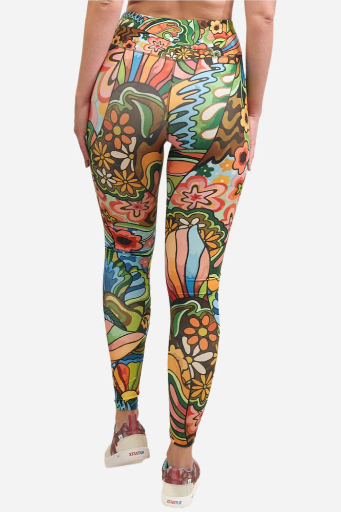 Boho Bass High - Waisted Leggings - FisheWear