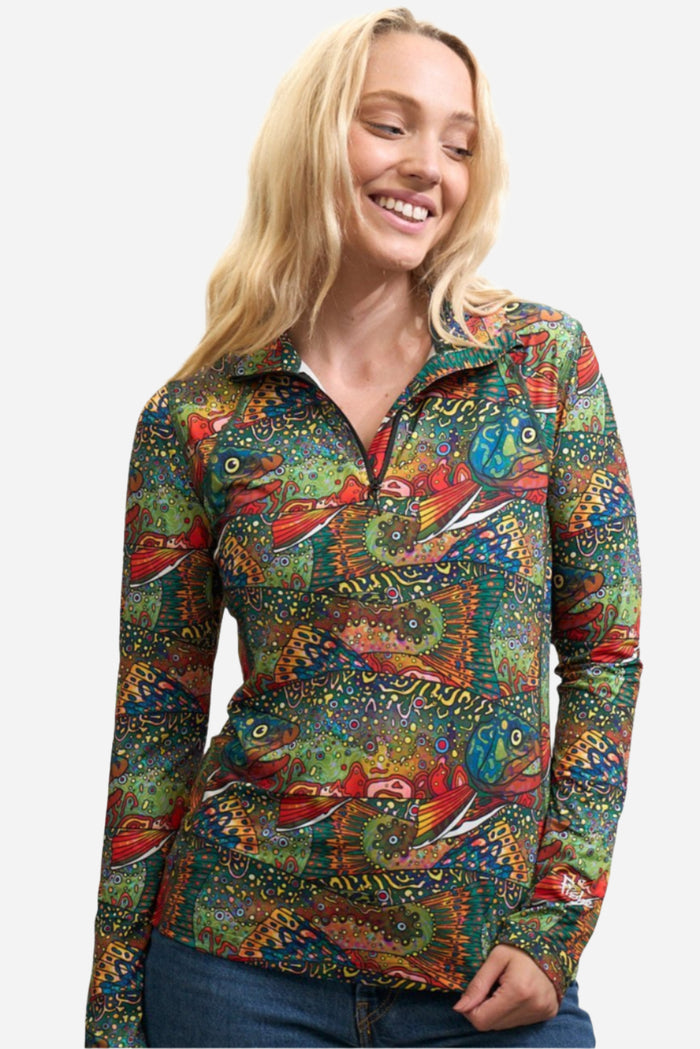 Brookie 1/4 Zip Sunshirt - FisheWear