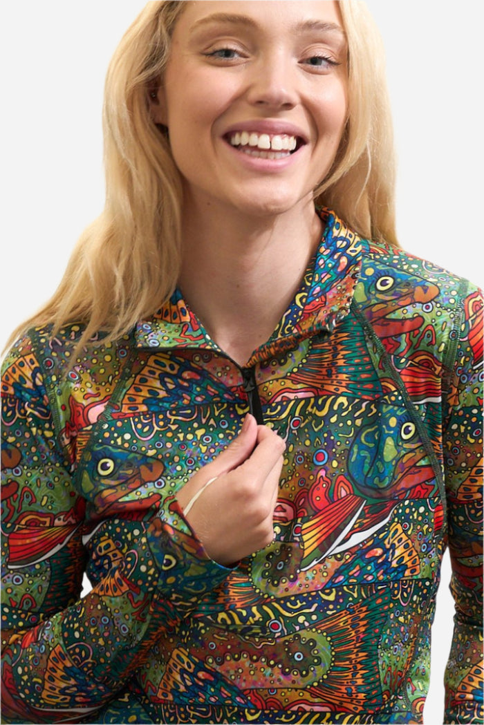 Brookie 1/4 Zip Sunshirt - FisheWear