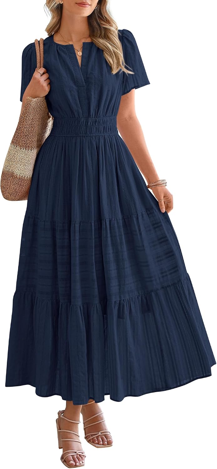 BTFBM Womens Summer 2026 Casual Maxi Dresses