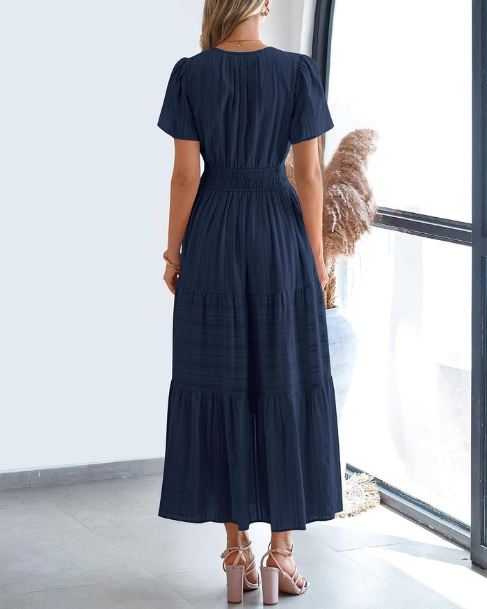 BTFBM Womens Summer 2026 Casual Maxi Dresses