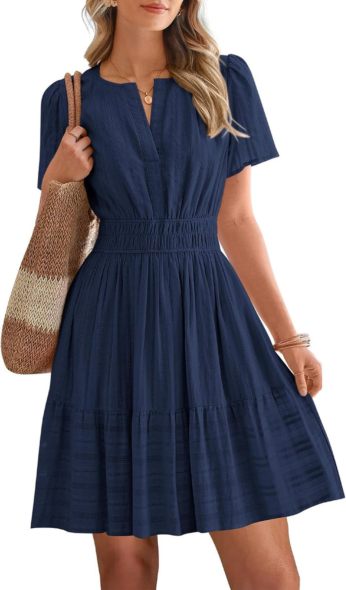 BTFBM Womens Summer 2026 Casual Mini Dresses