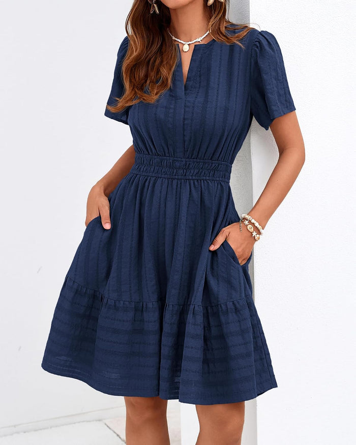 BTFBM Womens Summer 2026 Casual Mini Dresses
