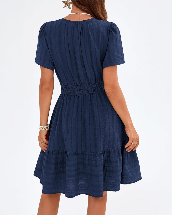 BTFBM Womens Summer 2026 Casual Mini Dresses