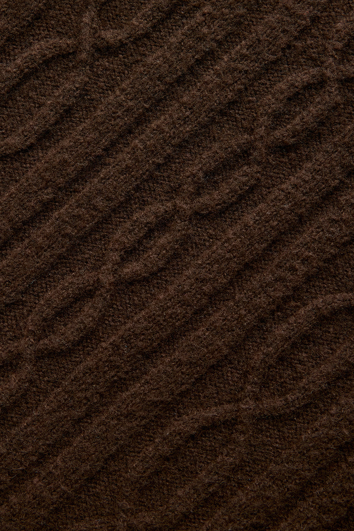 Cable Knit Winter Bliss Pant - Espresso