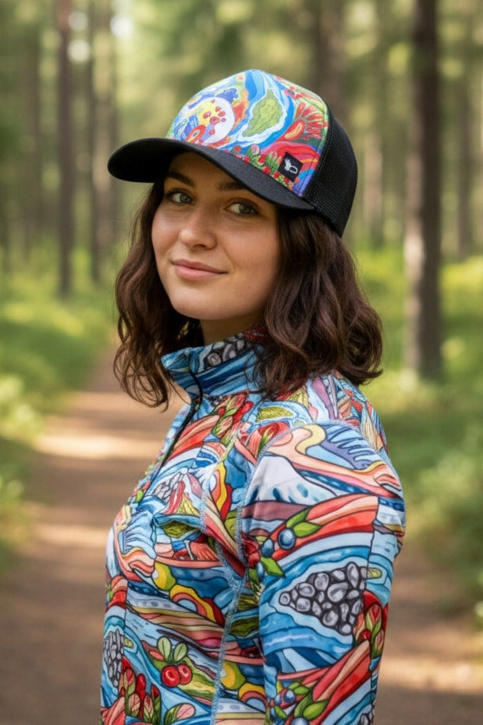 Charvana Abstract Trucker Hat - FisheWear