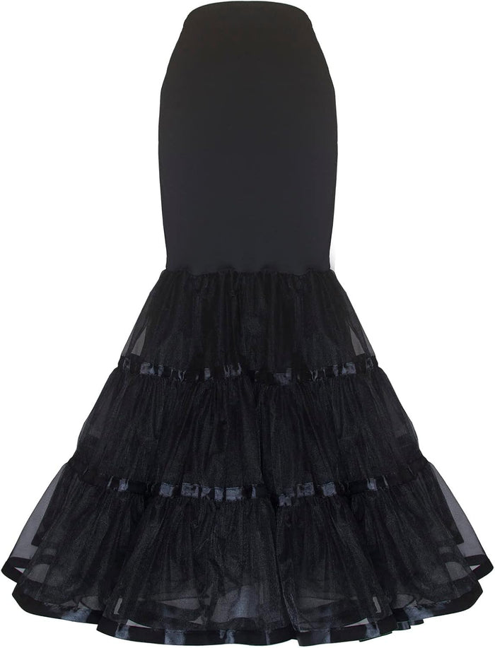 Cheery Love Mermaid Petticoat for Mermaid Wedding Dress Fishtail Underskirt Trumpet Crinoline Slip