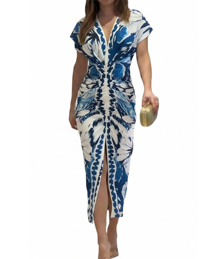 Printed Blue / Small