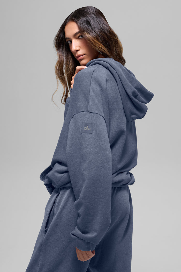 Chill Vintage Wash Hoodie - Bluestone Wash