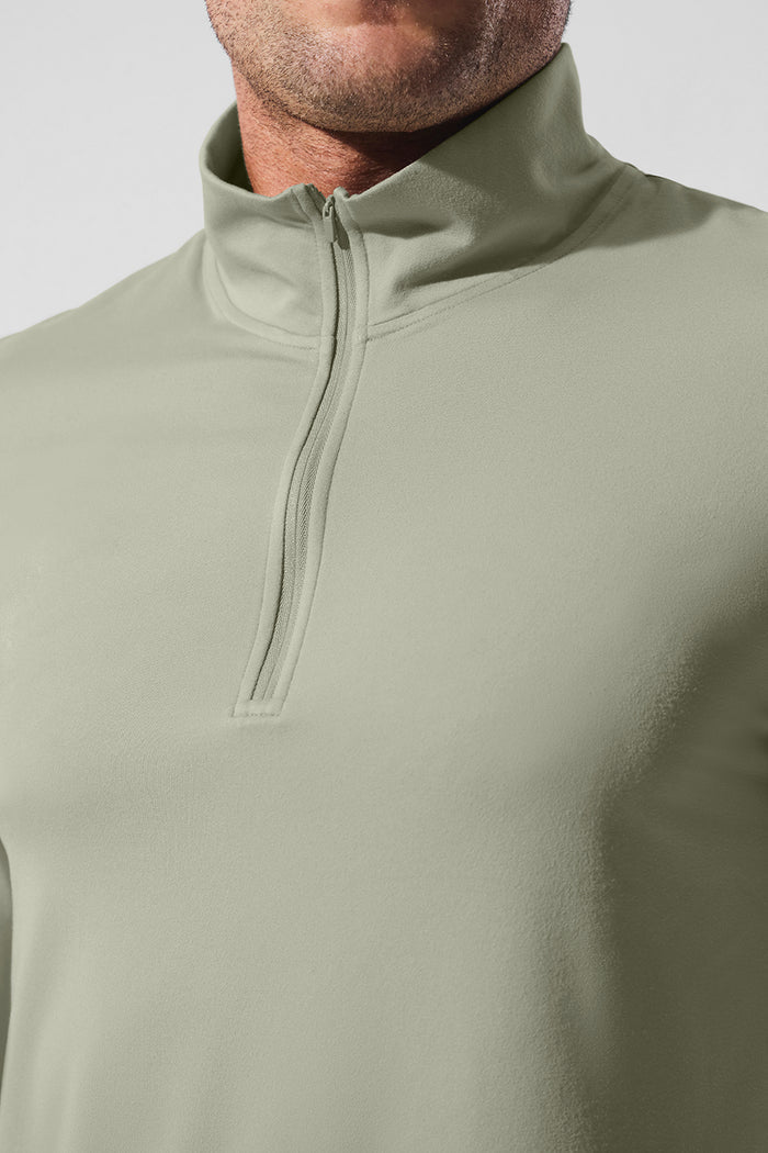 Conquer 1/4 Zip Reform Long Sleeve - Limestone