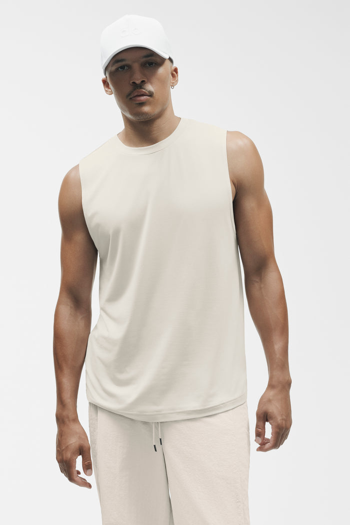 Conquer Muscle Tank - Bone