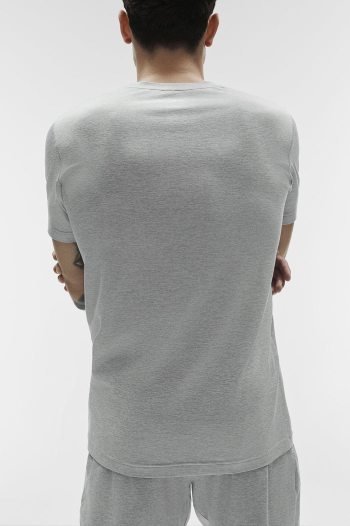 Conquer Reform Crewneck Short Sleeve - Athletic Heather Grey