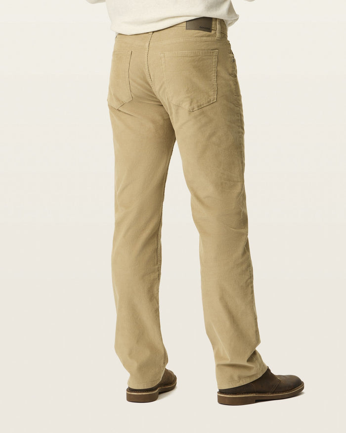 CORDUROY 5-POCKET STRAIGHT FIT in New Khaki