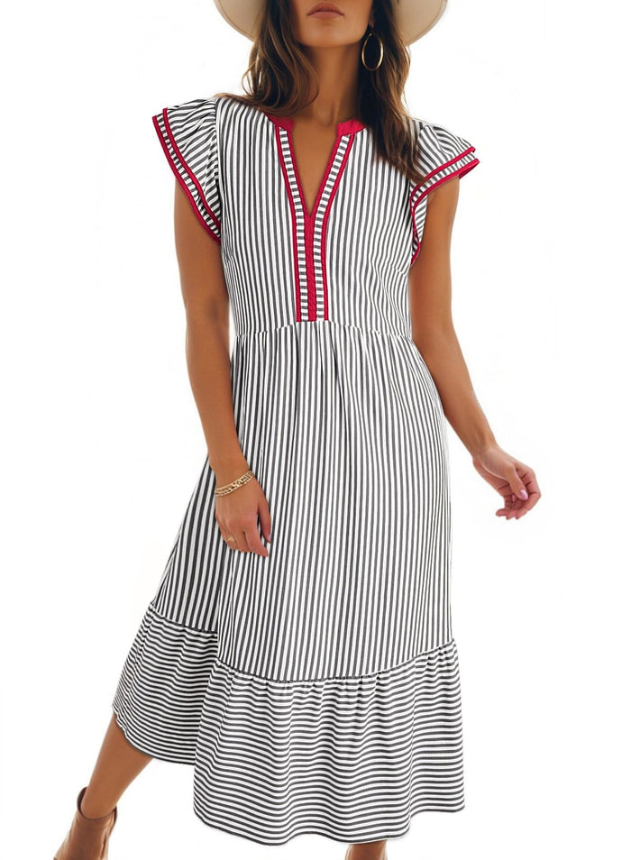 Black Stripe-red / Small