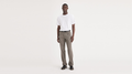 Front view of model wearing Timber Wolf Easy Khakis, Pleated, Classic Fit (Big and Tall).