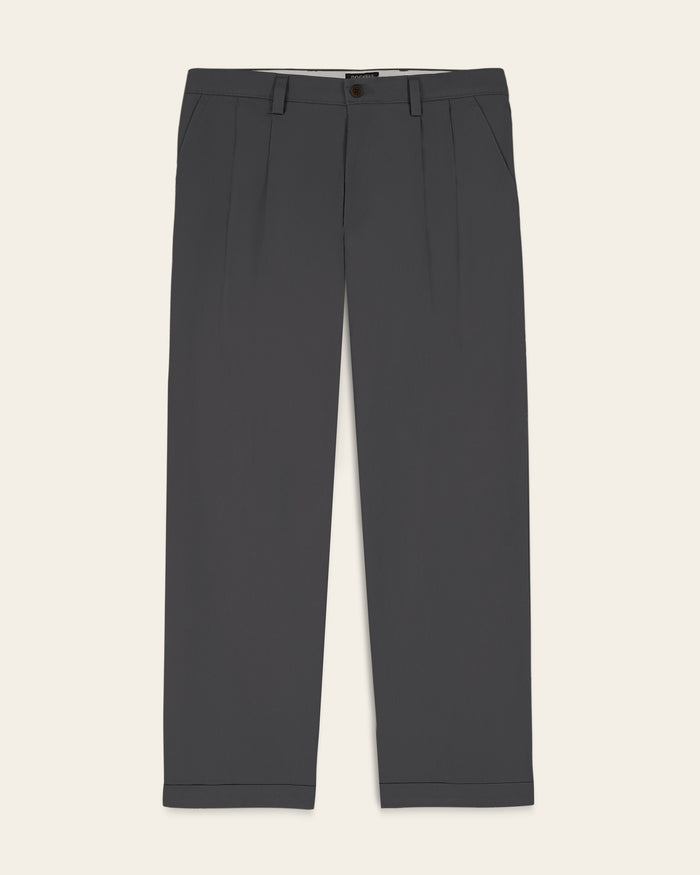 Easy Khakis, Pleated, Relaxed Fit