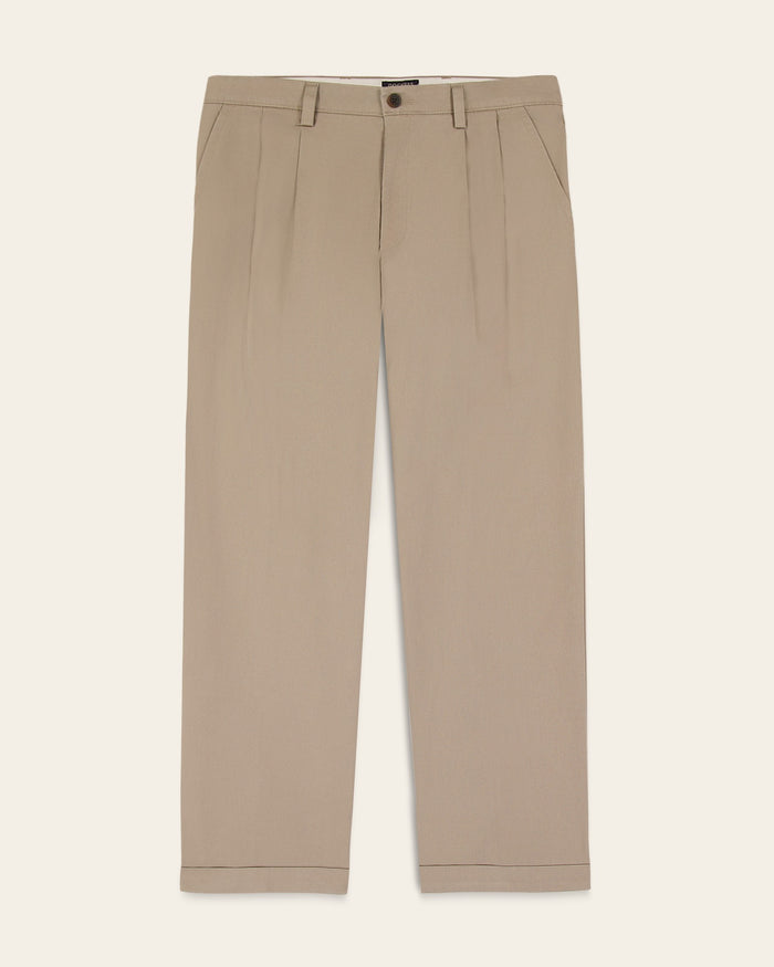 Easy Khakis, Pleated, Relaxed Fit